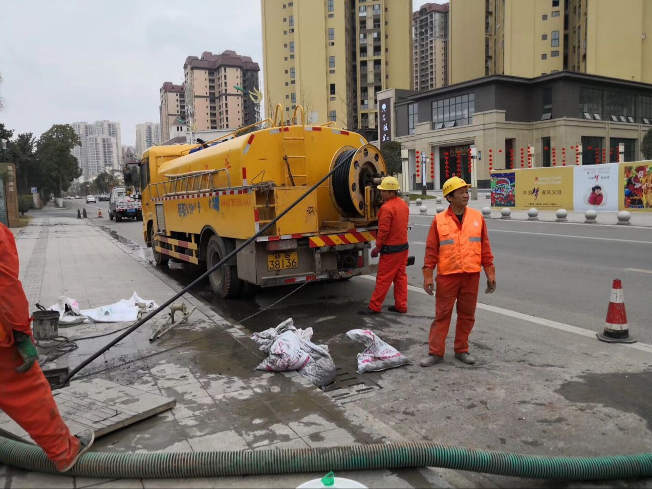 南宫排污管道清淤-管道清洗
